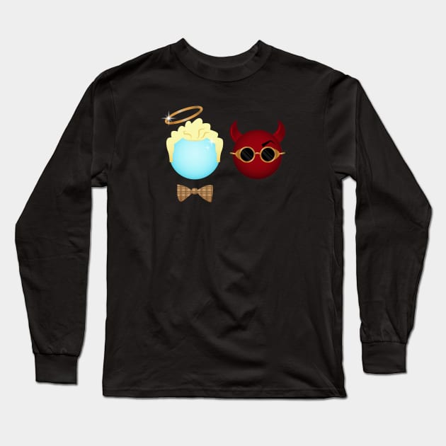 Angel and Demon Long Sleeve T-Shirt by designedbygeeks